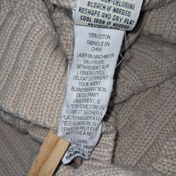 L.L. Bean Cable Knit Cardigan - Picture 8 of 11